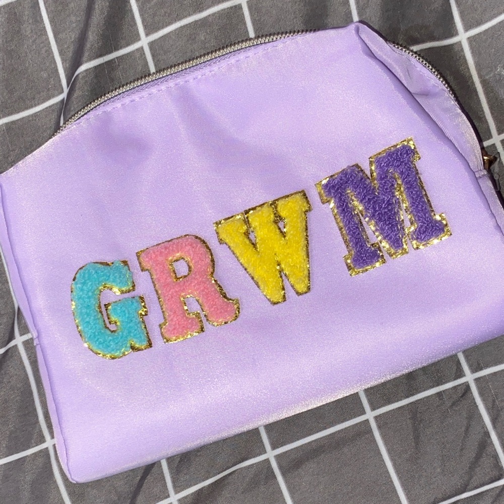 Lavender GRWM Cosmetic Bag